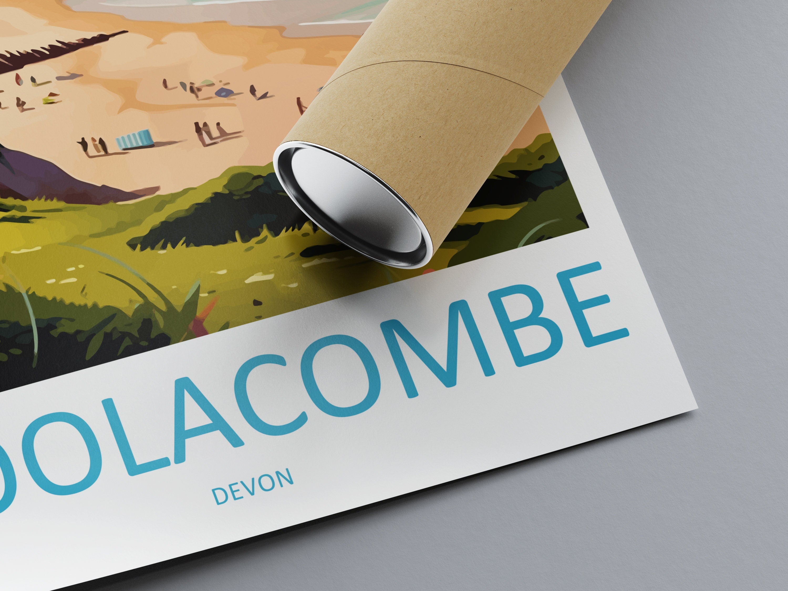 Woolacombe Travel Print