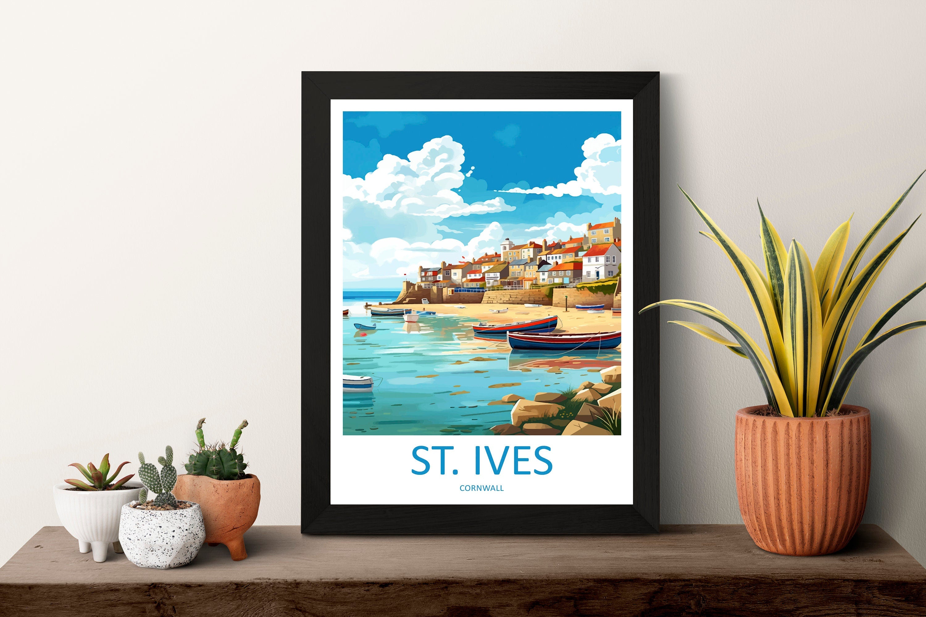 St Ives Travel Print