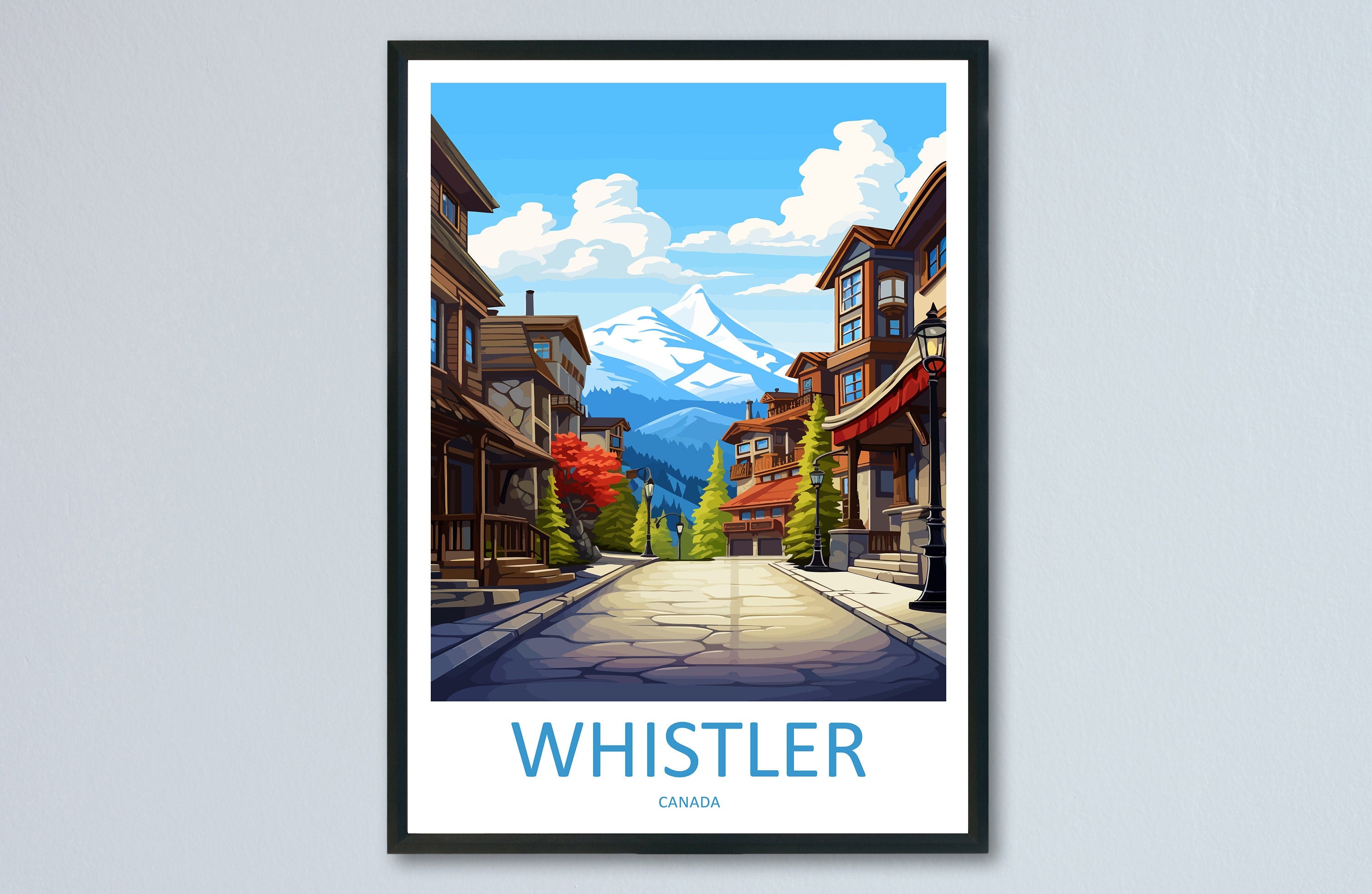 Whistler Travel Print