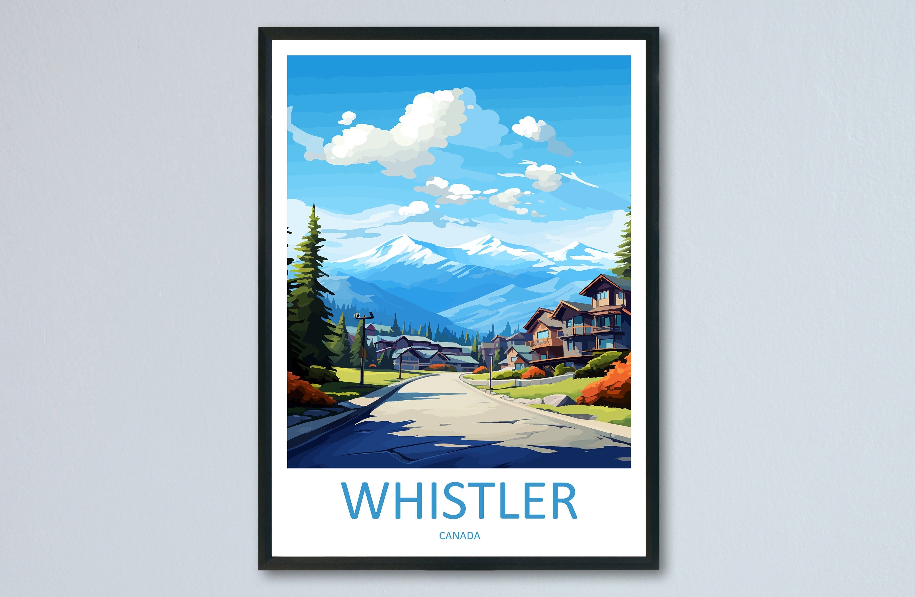 Whistler Travel Print