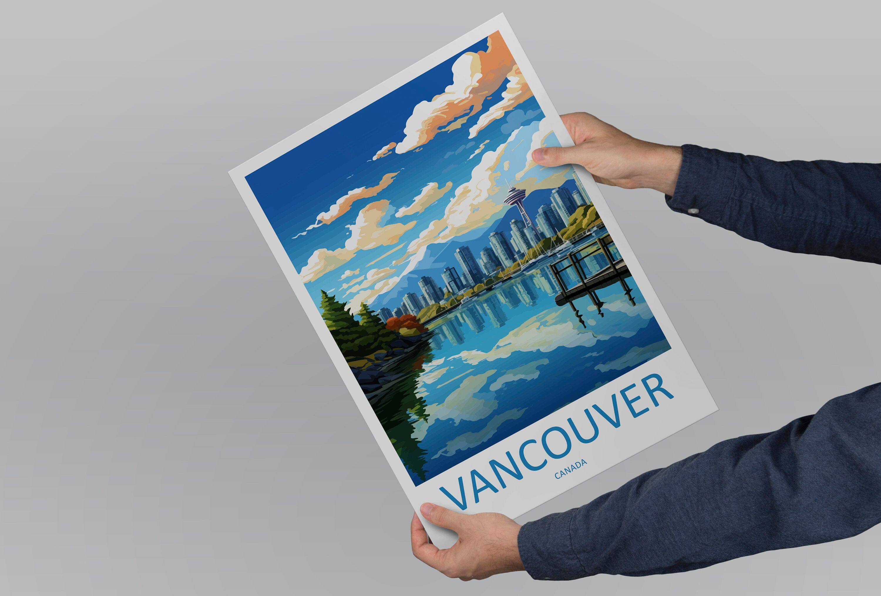 Vancouver Travel Print