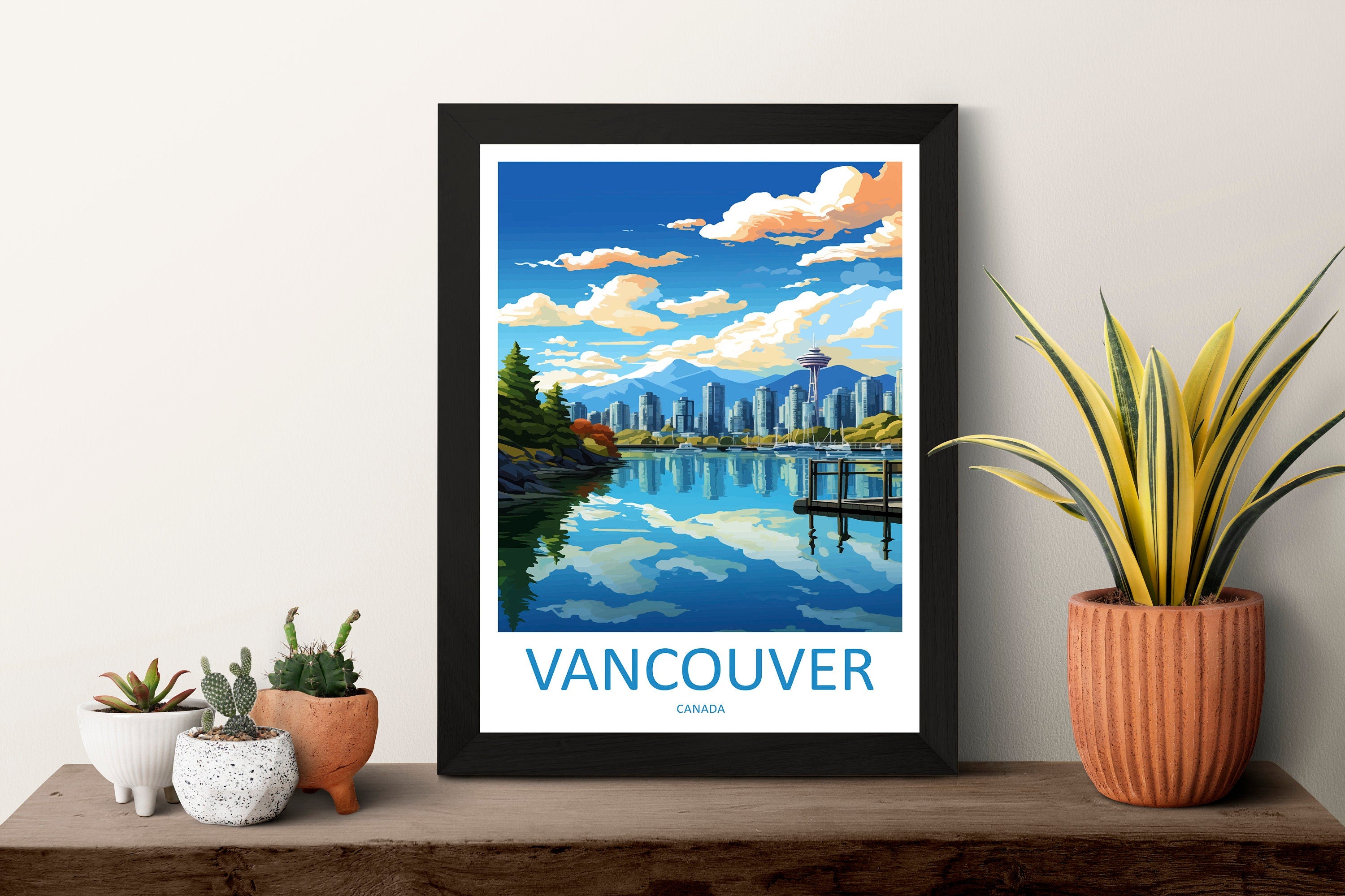 Vancouver Travel Print