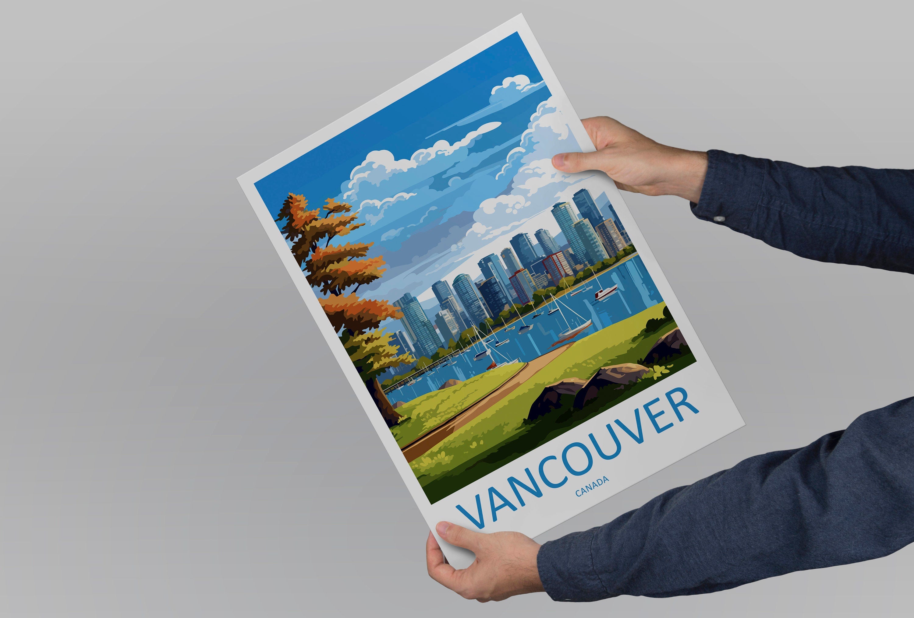 Vancouver Travel Print