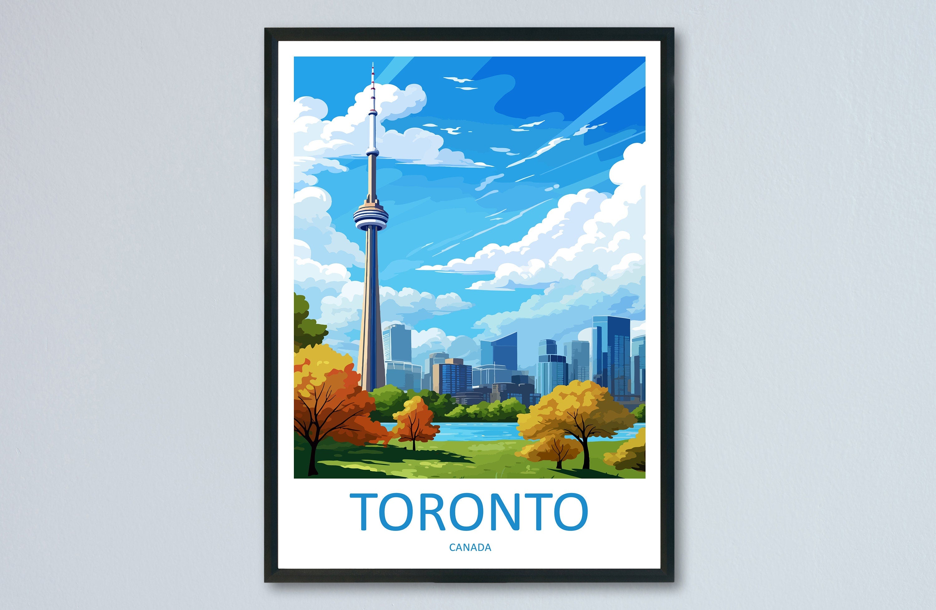 Toronto Travel Print