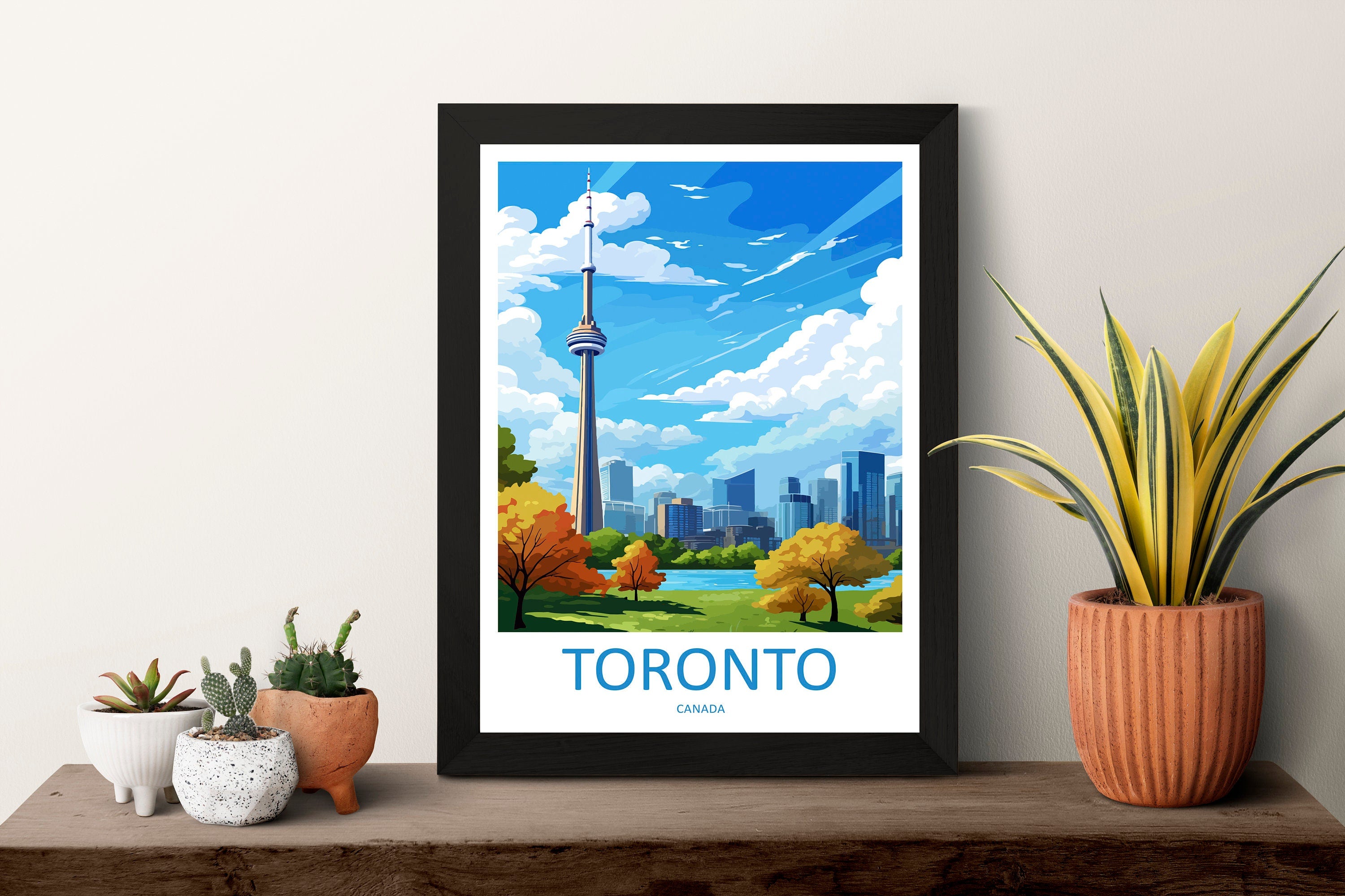 Toronto Travel Print