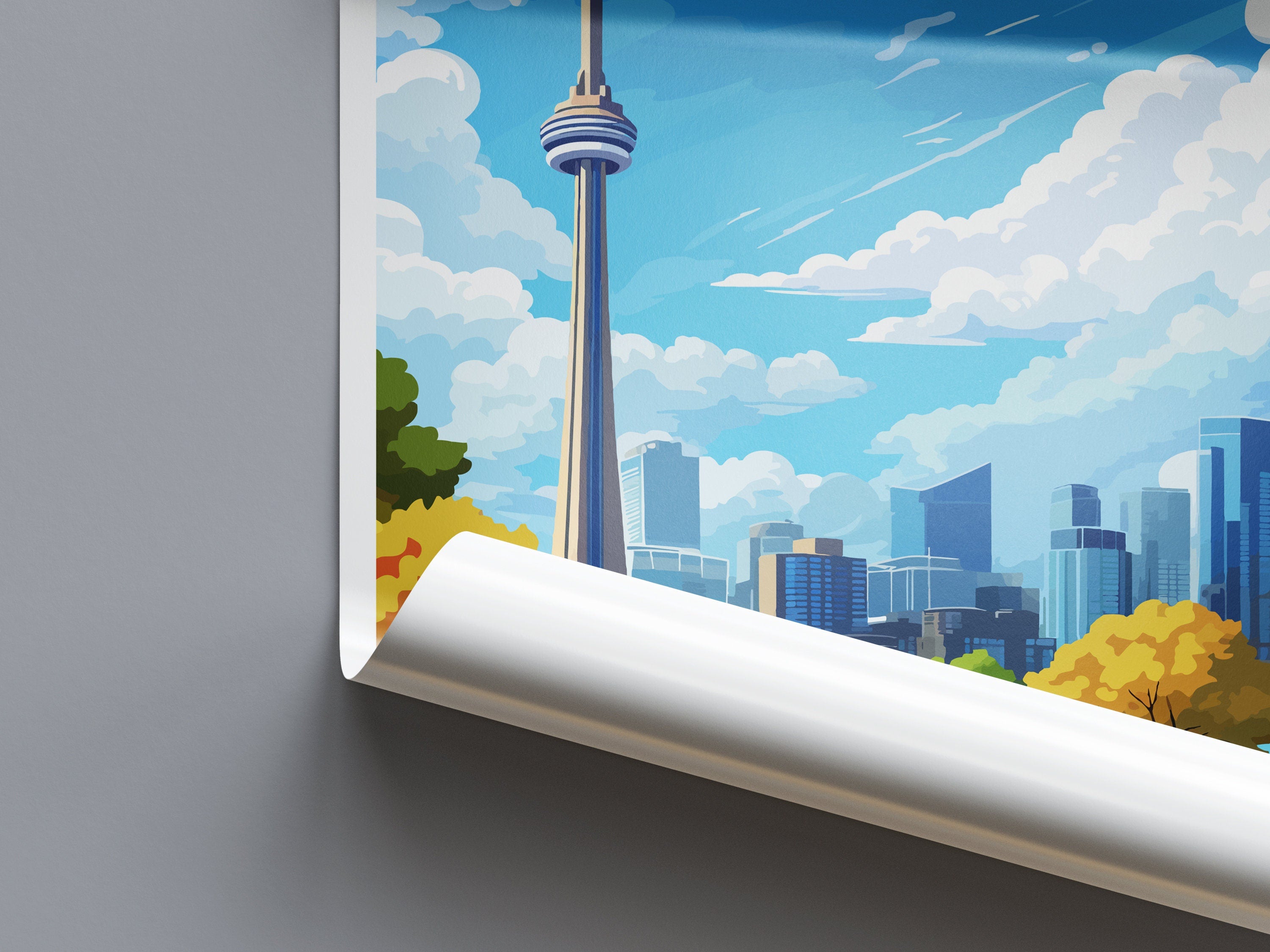 Toronto Travel Print