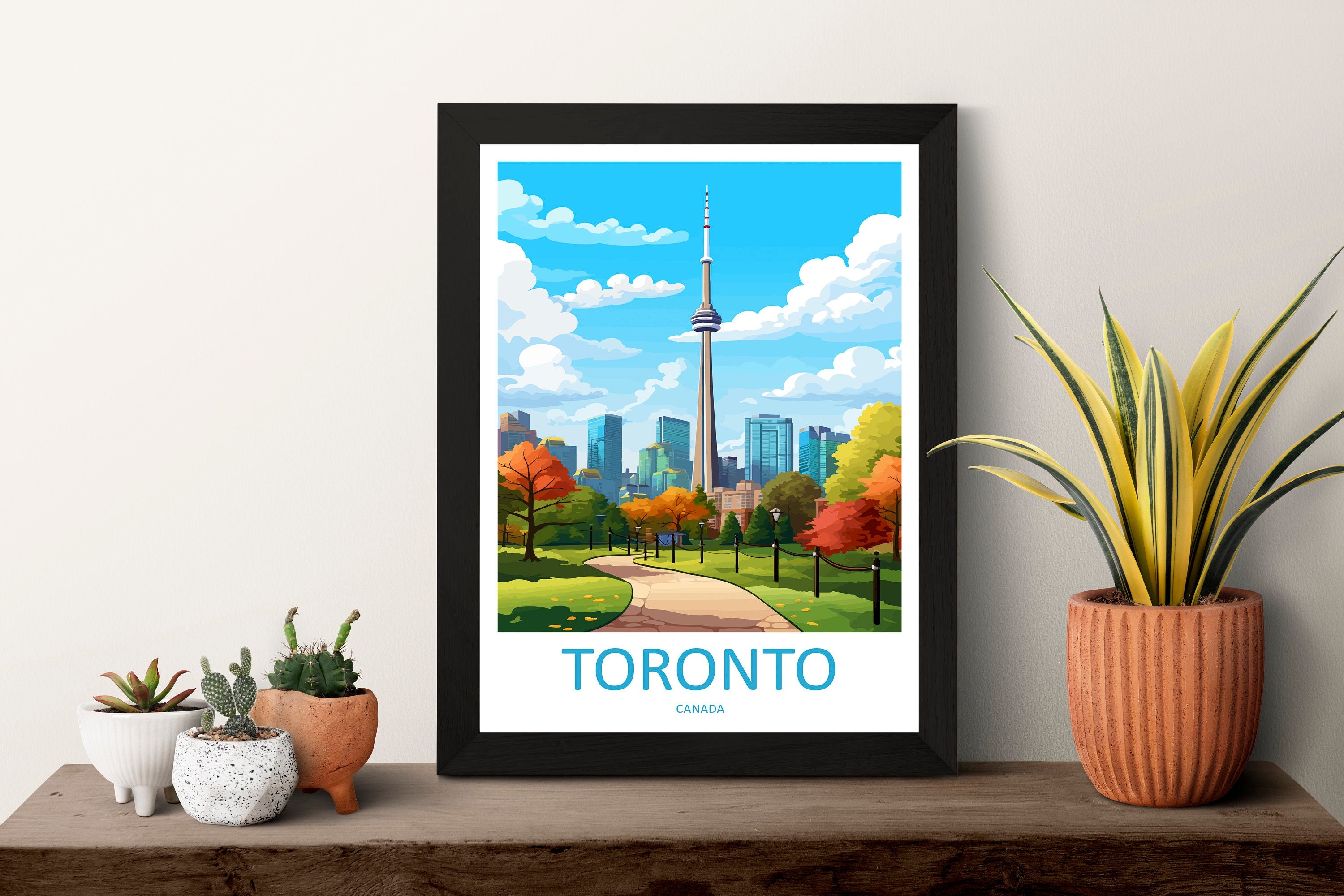 Toronto Travel Print