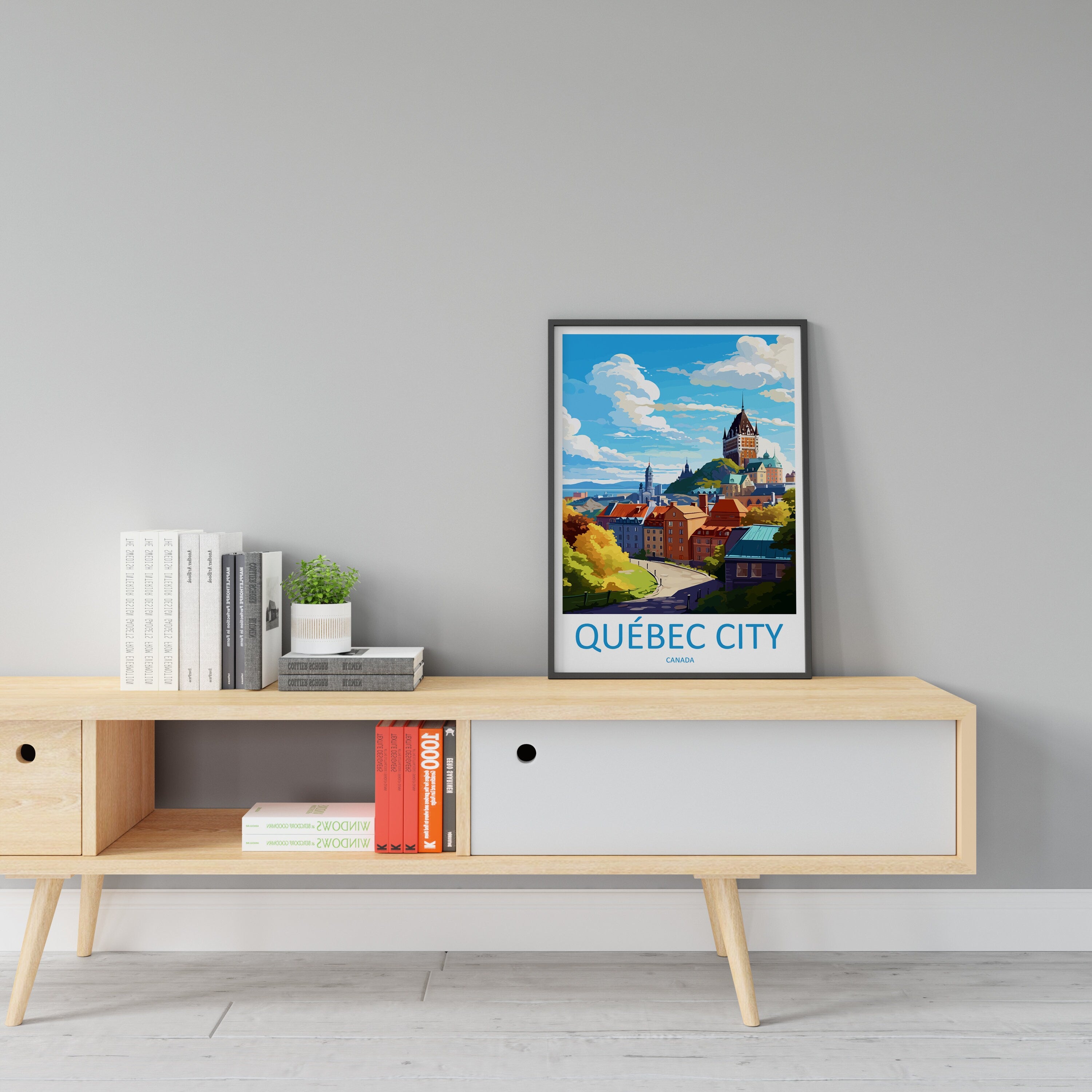 Quebec City Travel Print