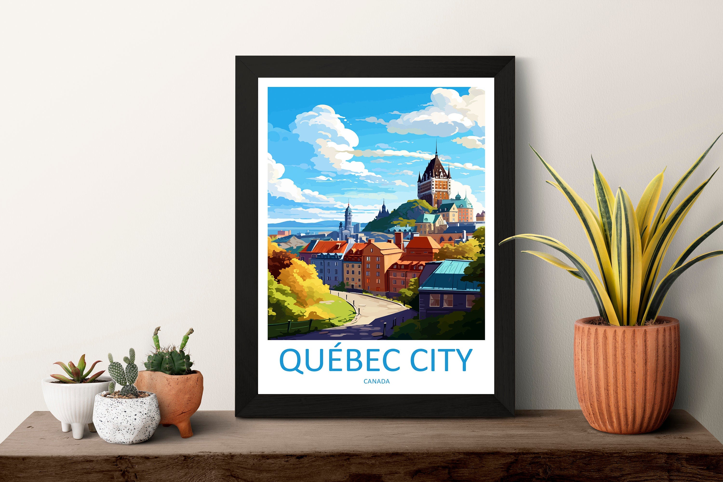 Quebec City Travel Print