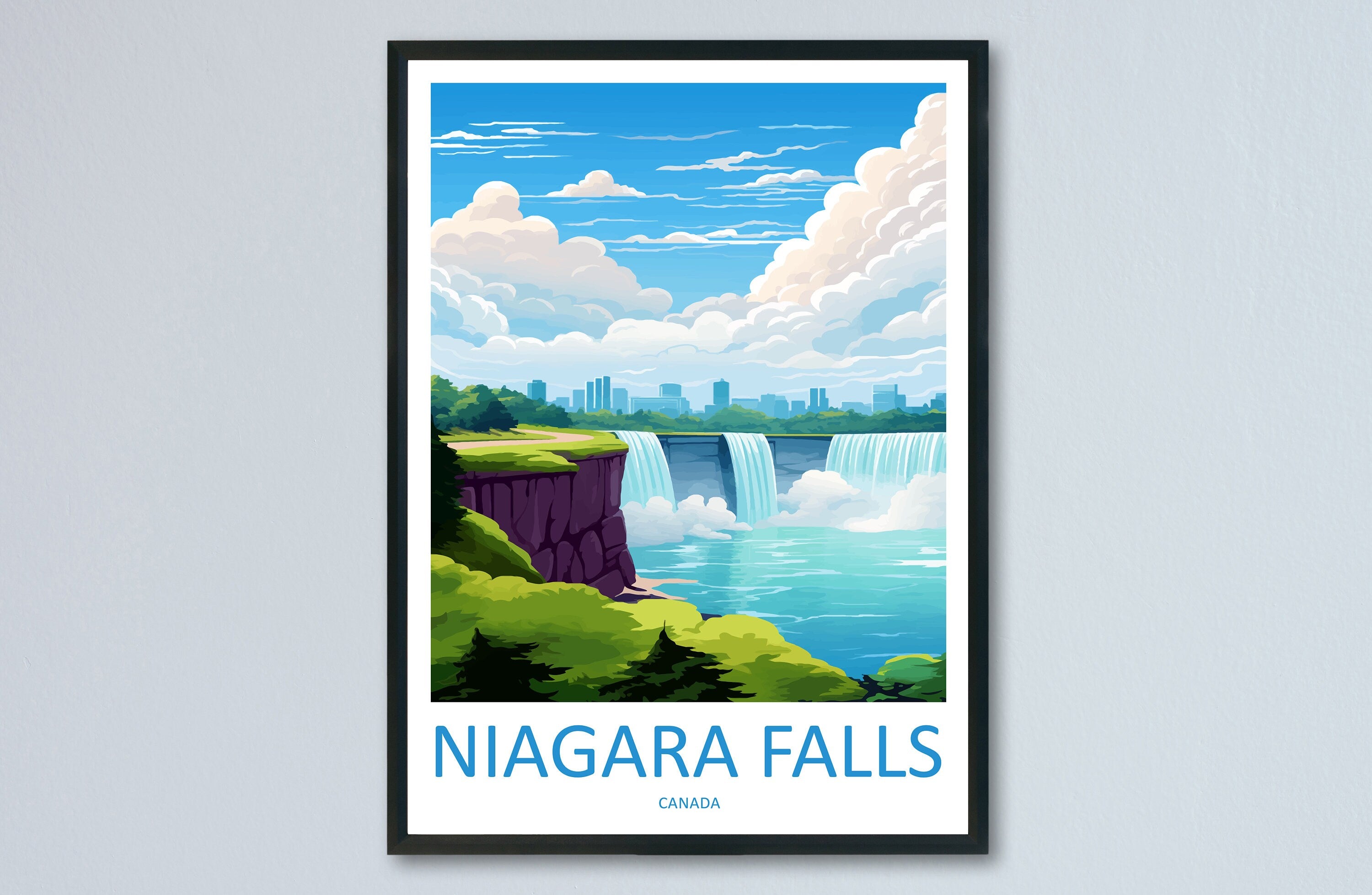 Niagara Falls Travel Print