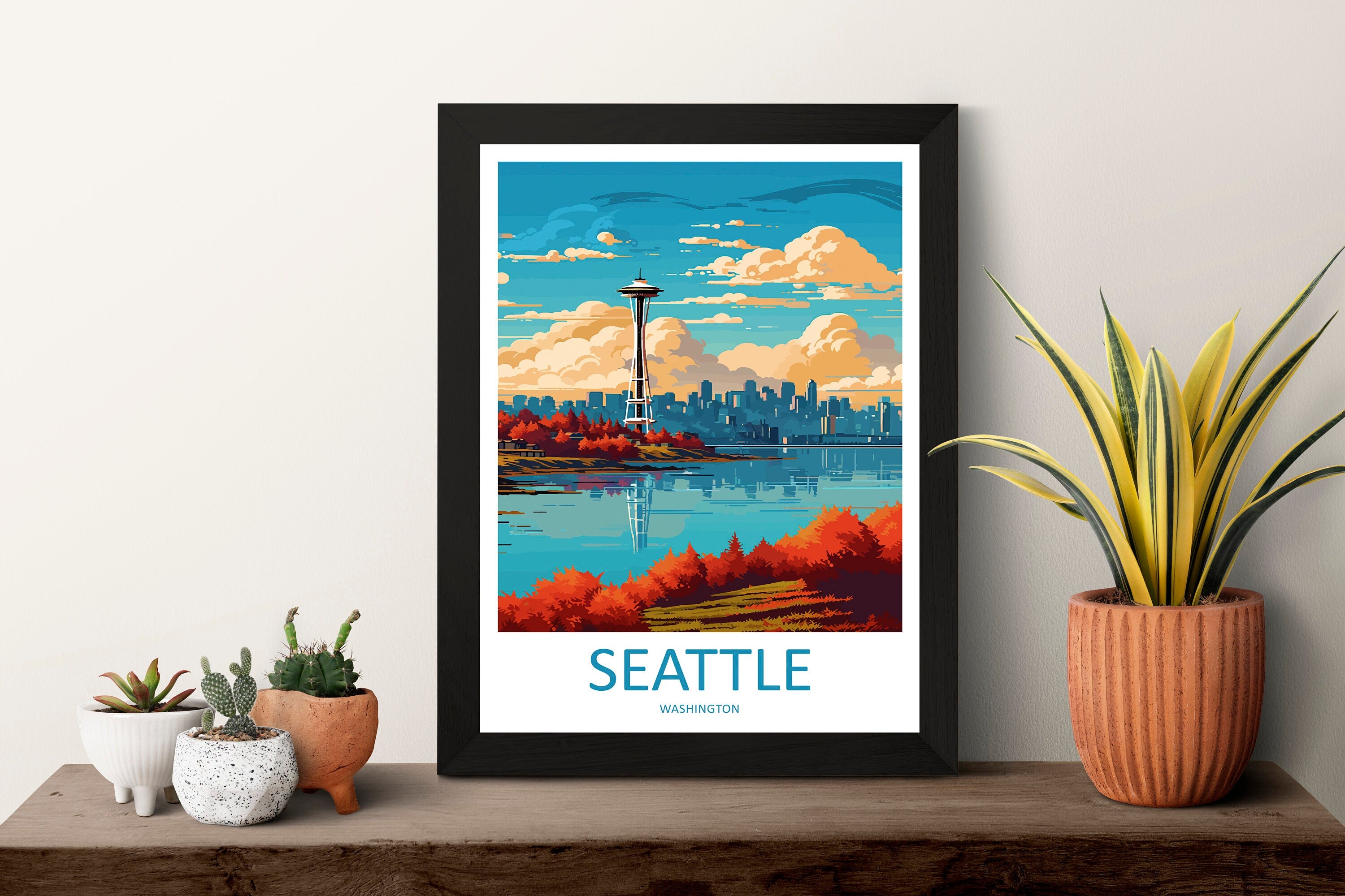 Seattle Travel Print