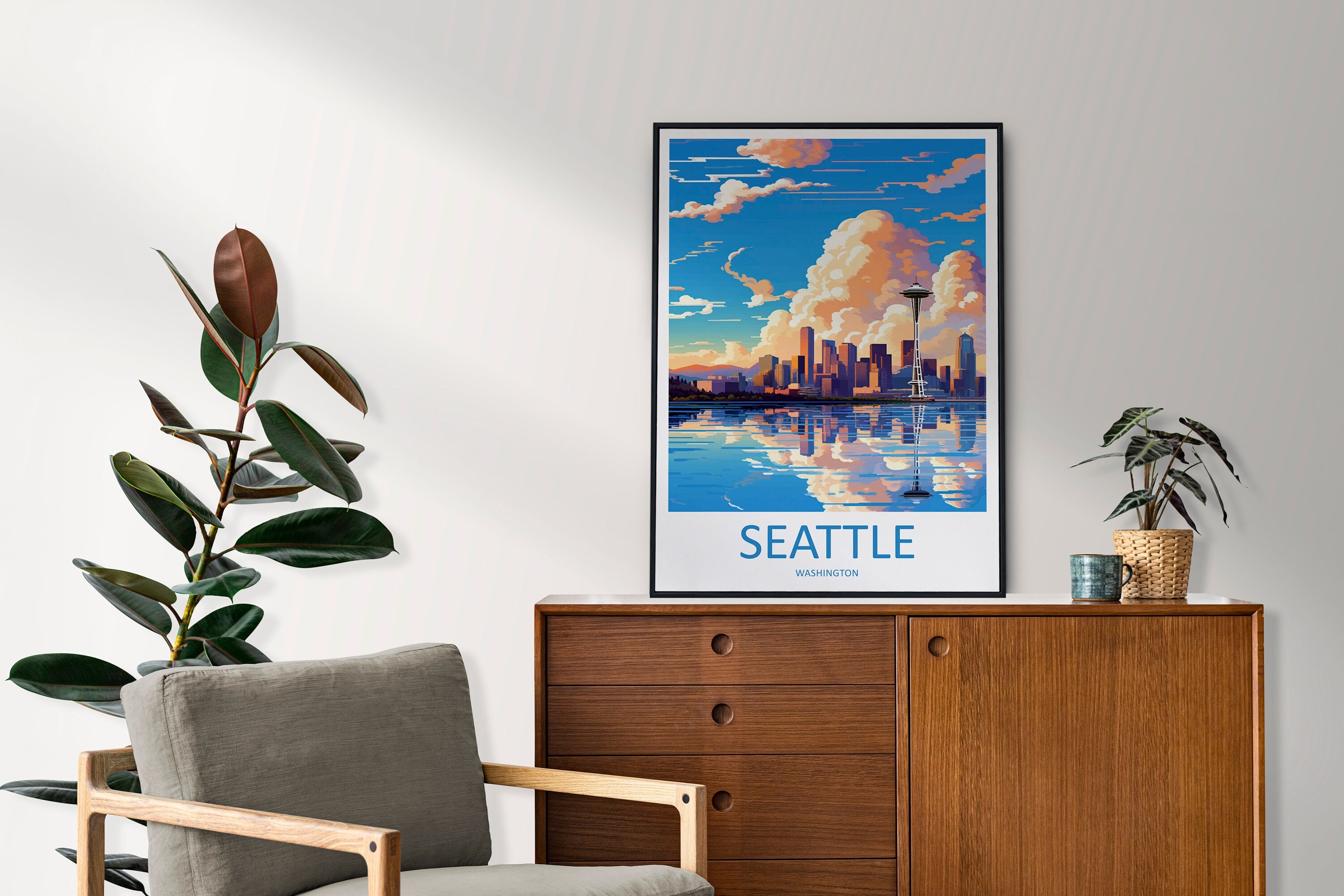 Seattle Travel Print