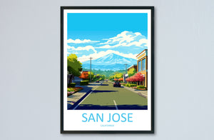 San Jose Travel Print