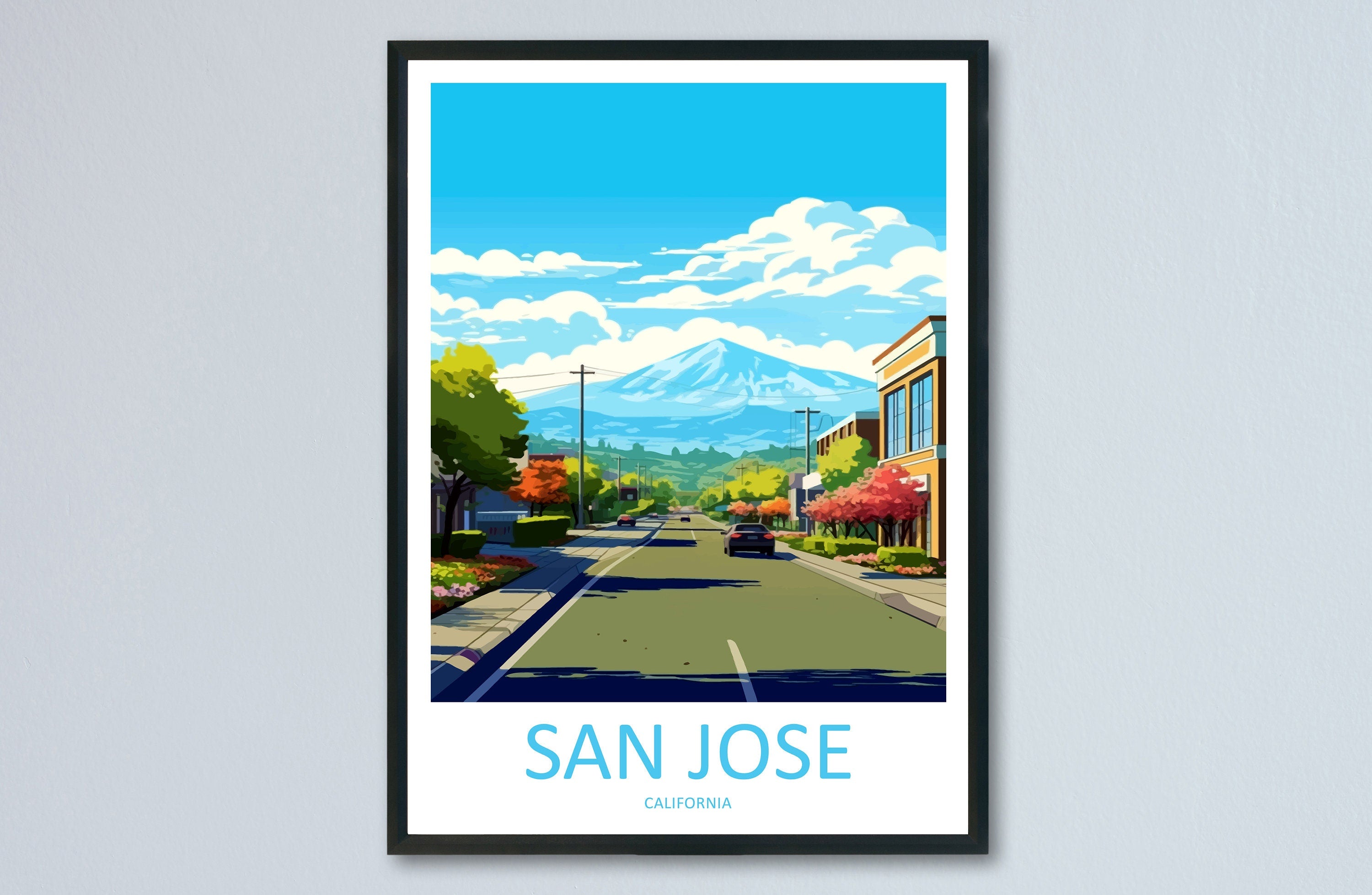 San Jose Travel Print