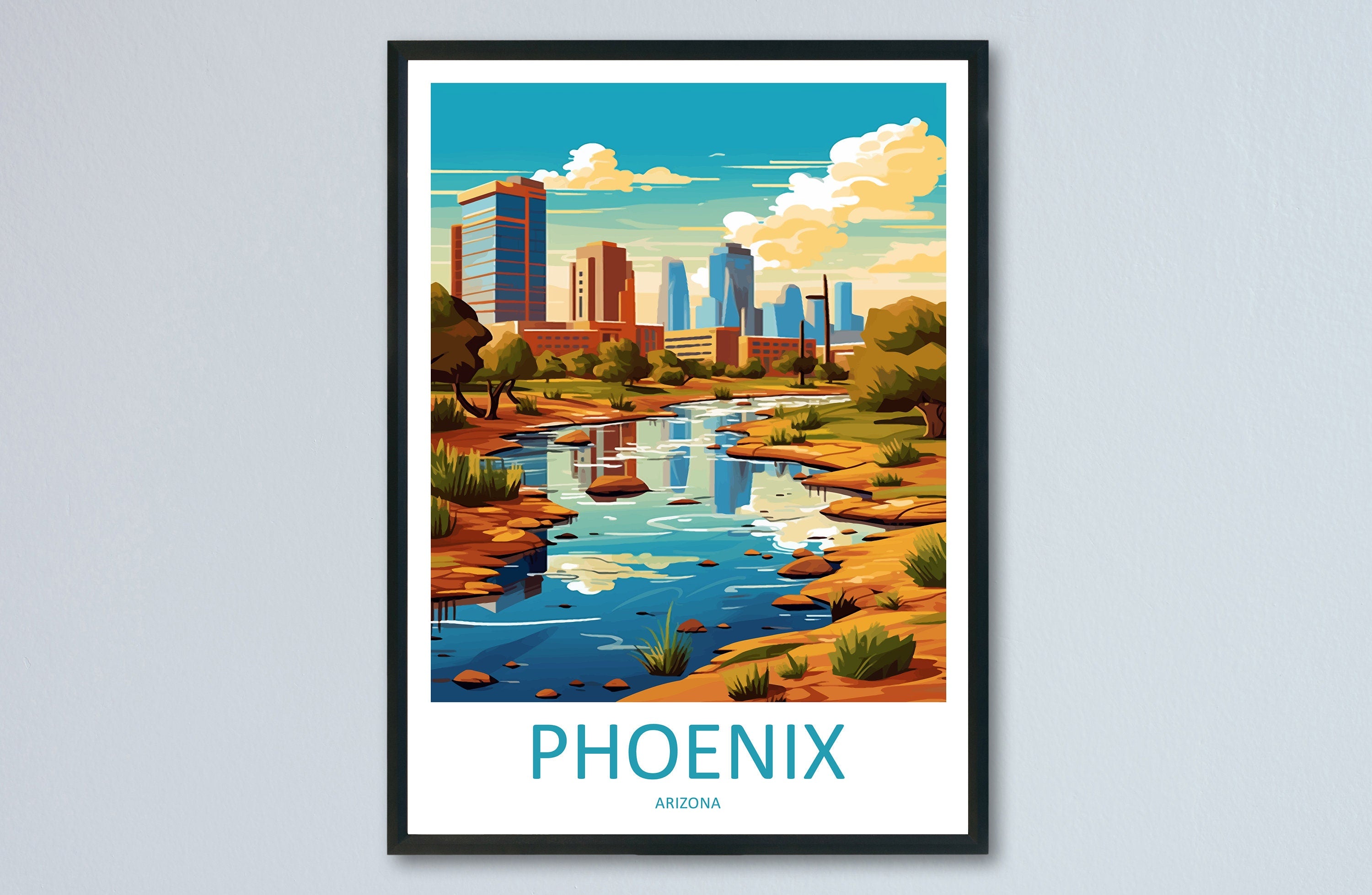 Phoenix Travel Print