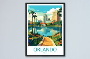 Orlando Travel Print