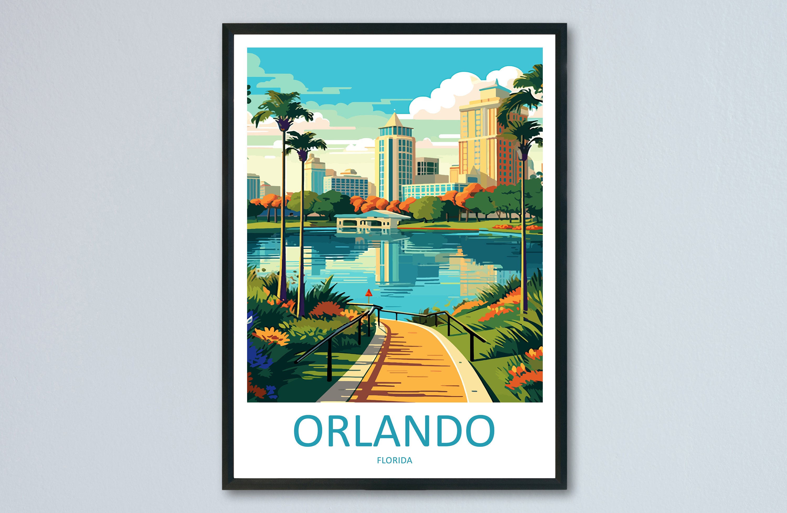 Orlando Travel Print