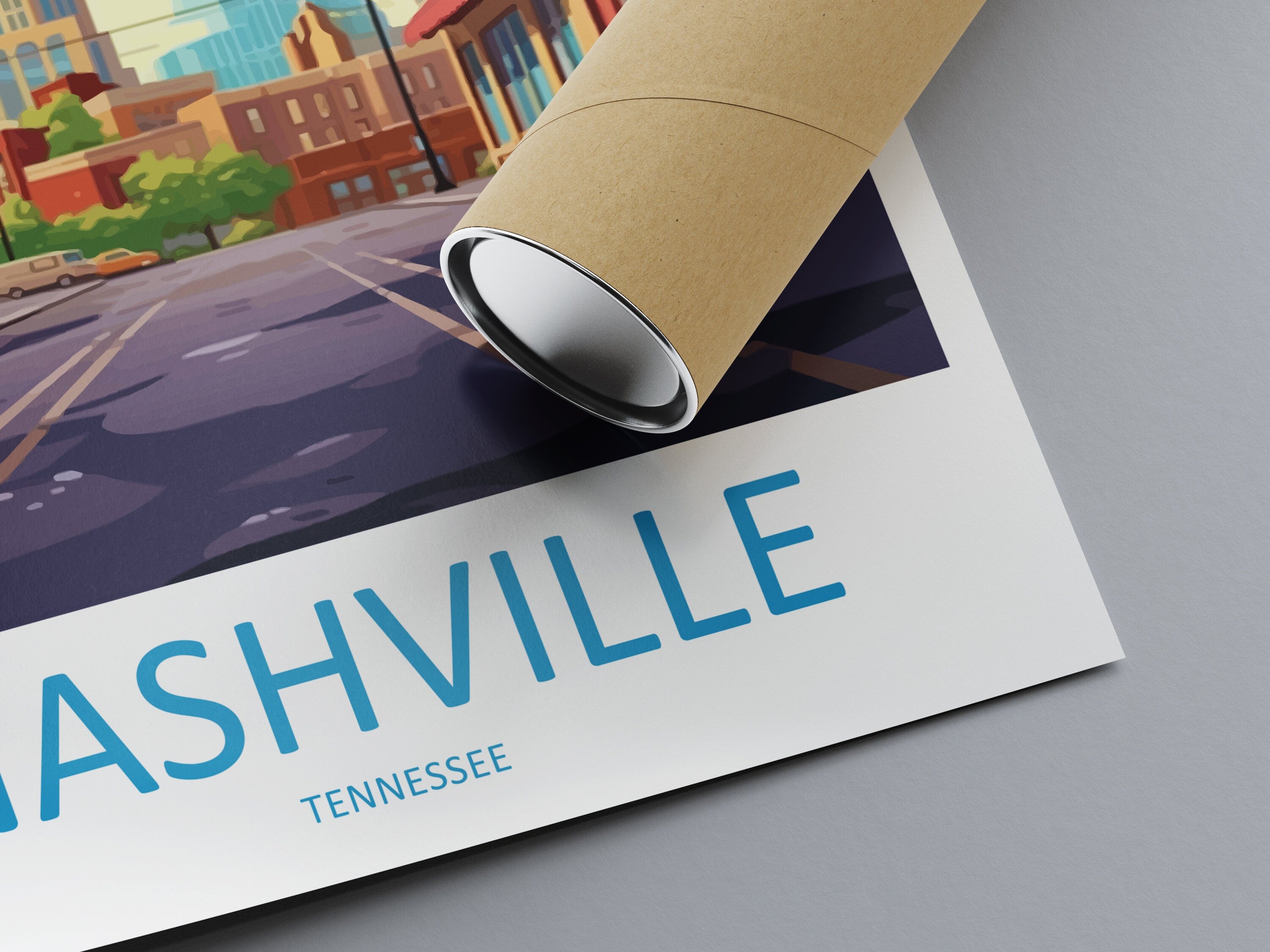 Nashville Travel Print