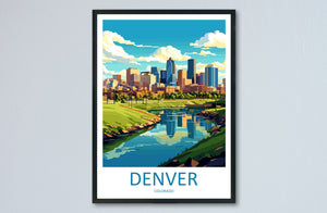 Denver Travel Print