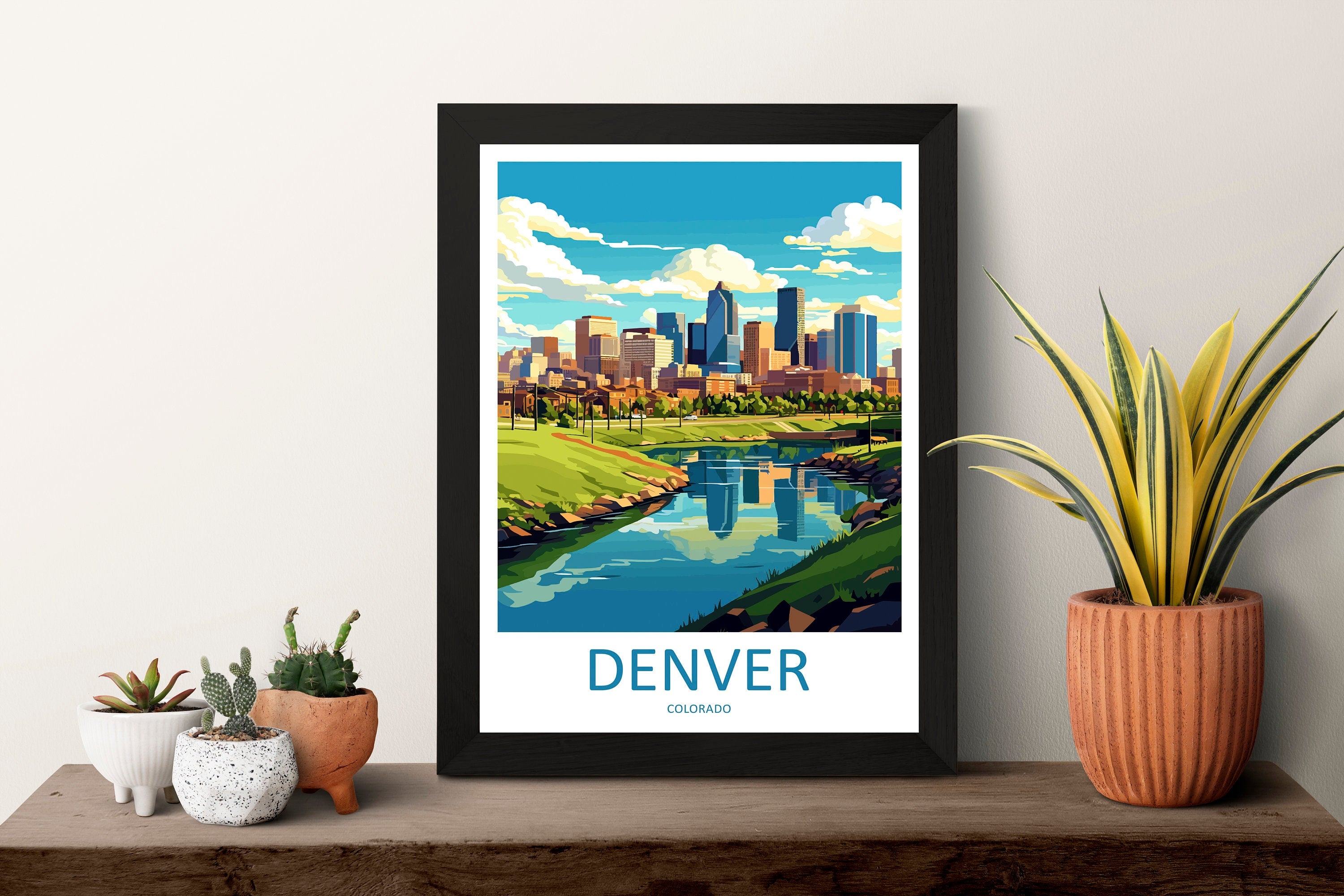 Denver Travel Print