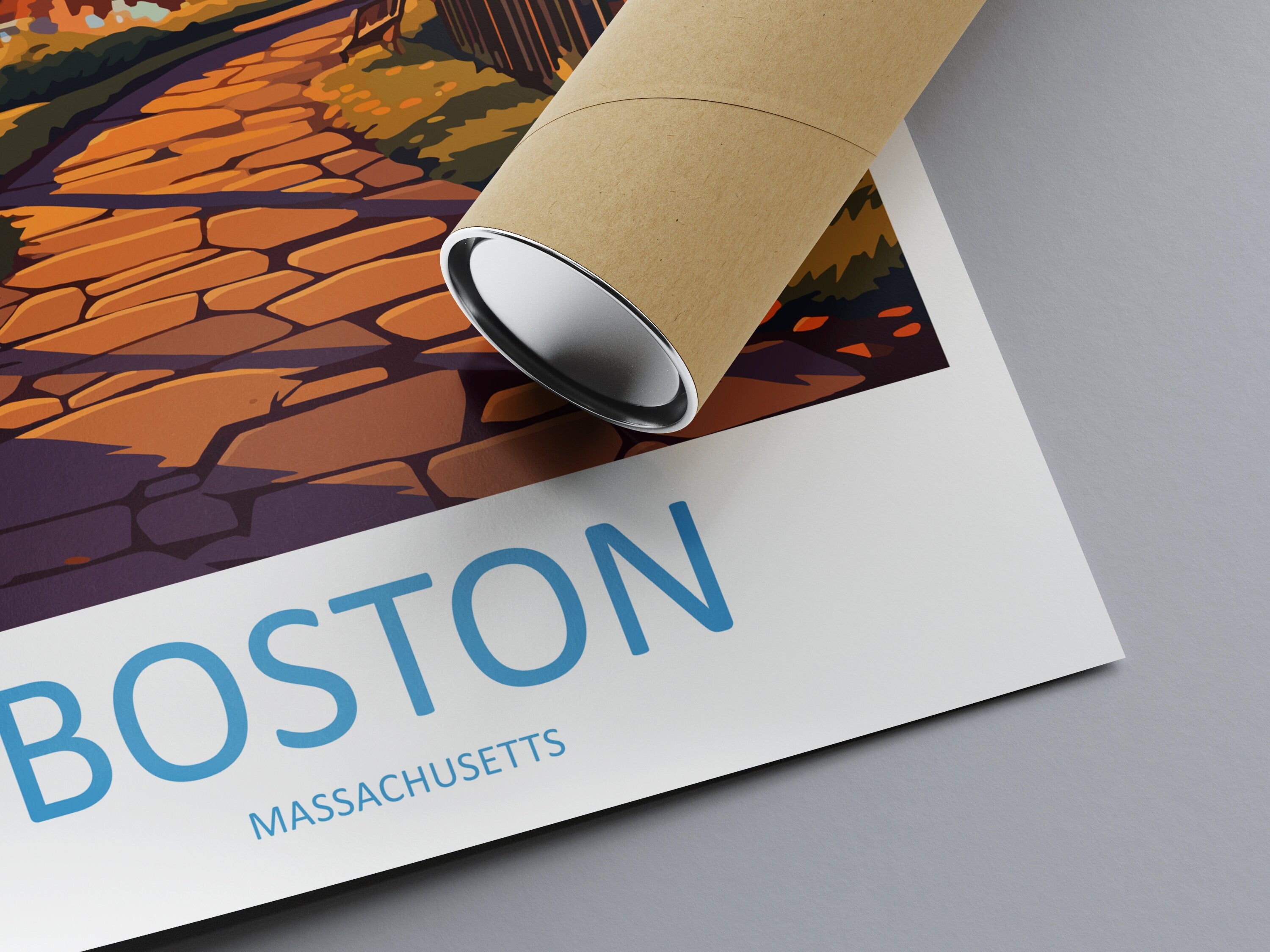 Boston Travel Print