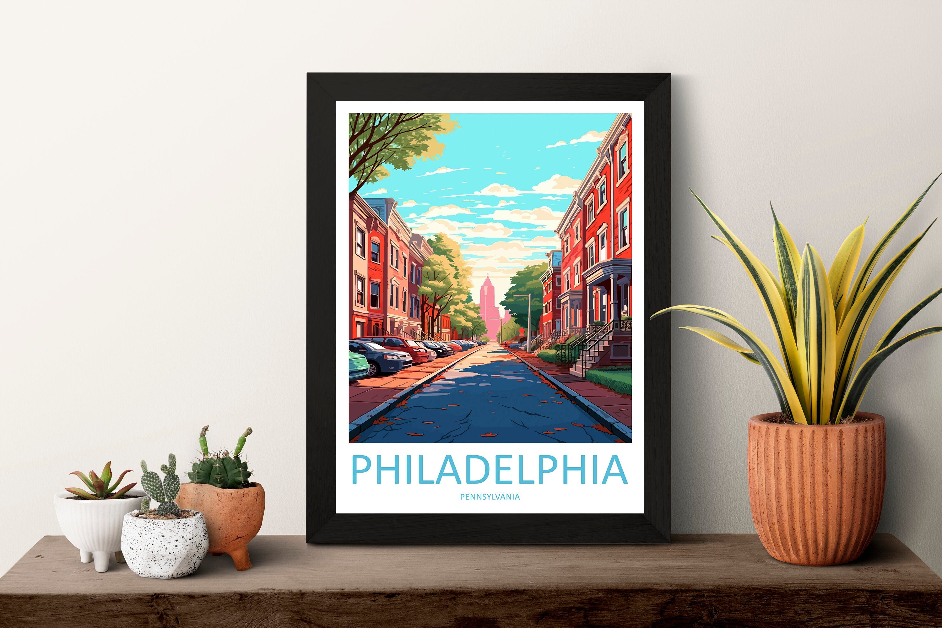 Philadelphia Travel Print