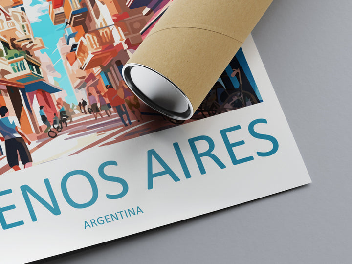 Buenos Aires Travel Print Wall Art Buenos Aires Wall Hanging Home Décor Buenos Aires Gift Art Lovers Argentina Art Lover Gift Buenos Aires