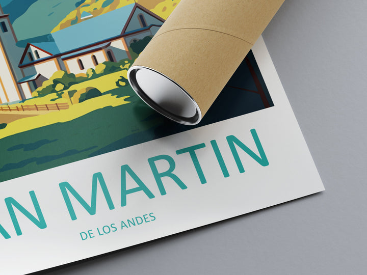 San Martin De Los Andes Travel Print Wall Art San Martin De Los Andes Wall Hanging Home Décor San Martin De Los Andes Gift Art Lovers
