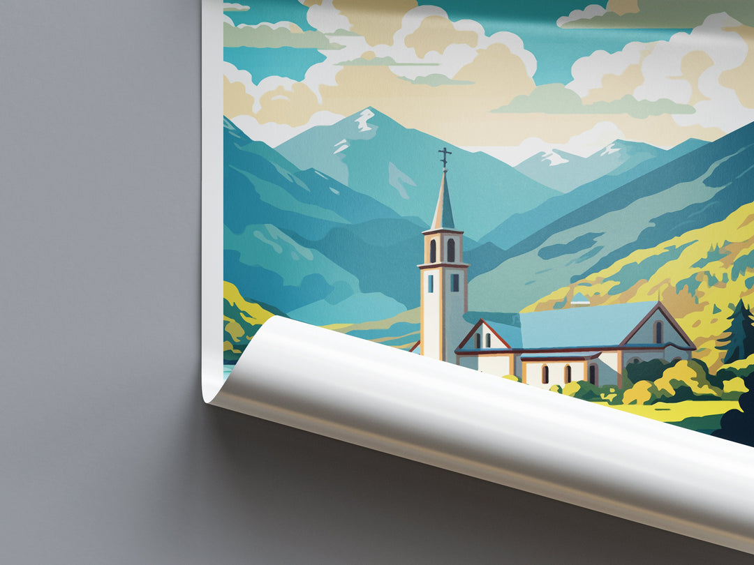 San Martin De Los Andes Travel Print Wall Art San Martin De Los Andes Wall Hanging Home Décor San Martin De Los Andes Gift Art Lovers