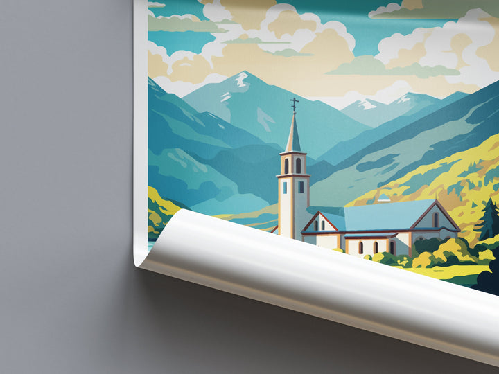 San Martin De Los Andes Travel Print Wall Art San Martin De Los Andes Wall Hanging Home Décor San Martin De Los Andes Gift Art Lovers