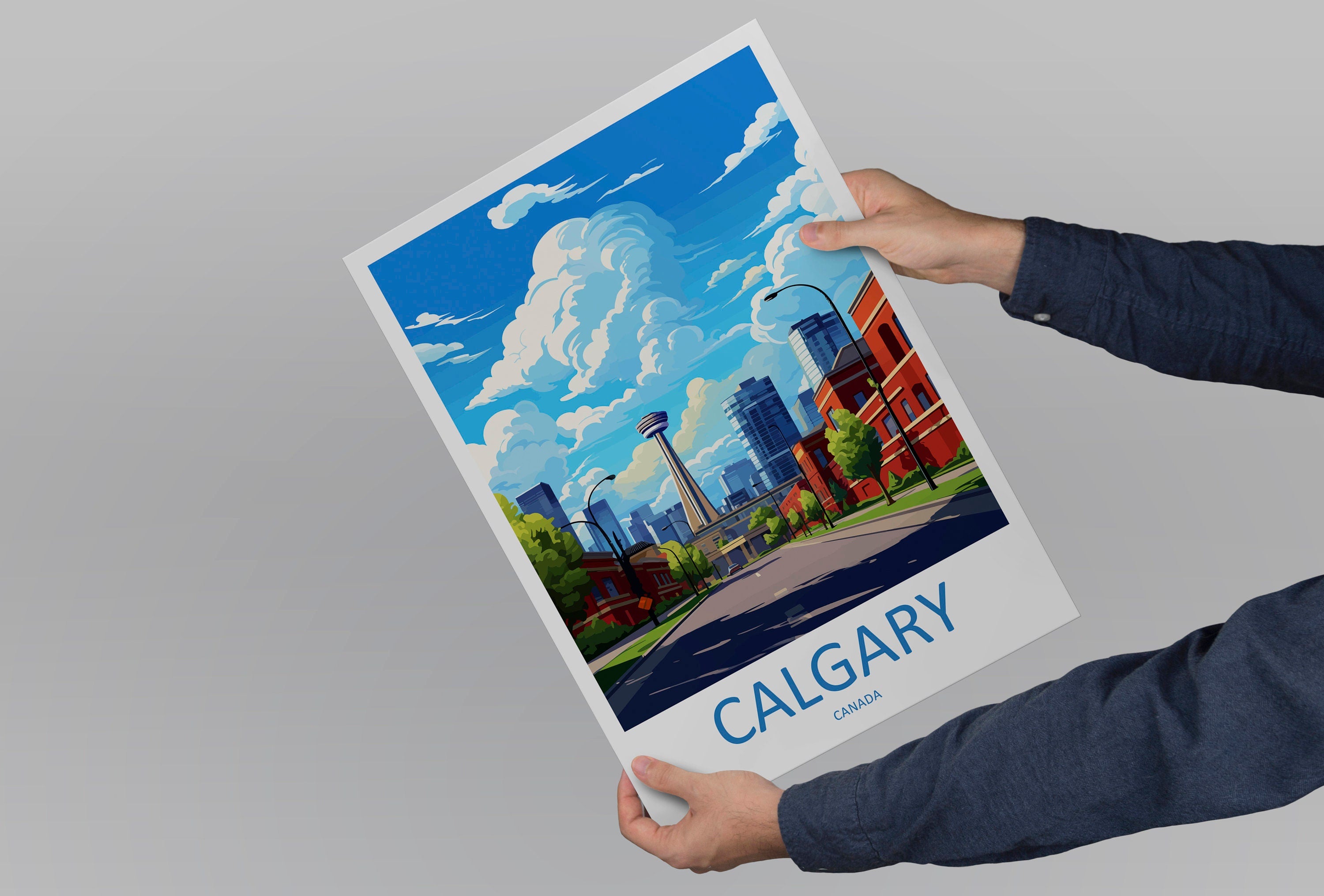 Calgary Travel Print