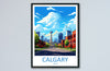 Calgary Travel Print