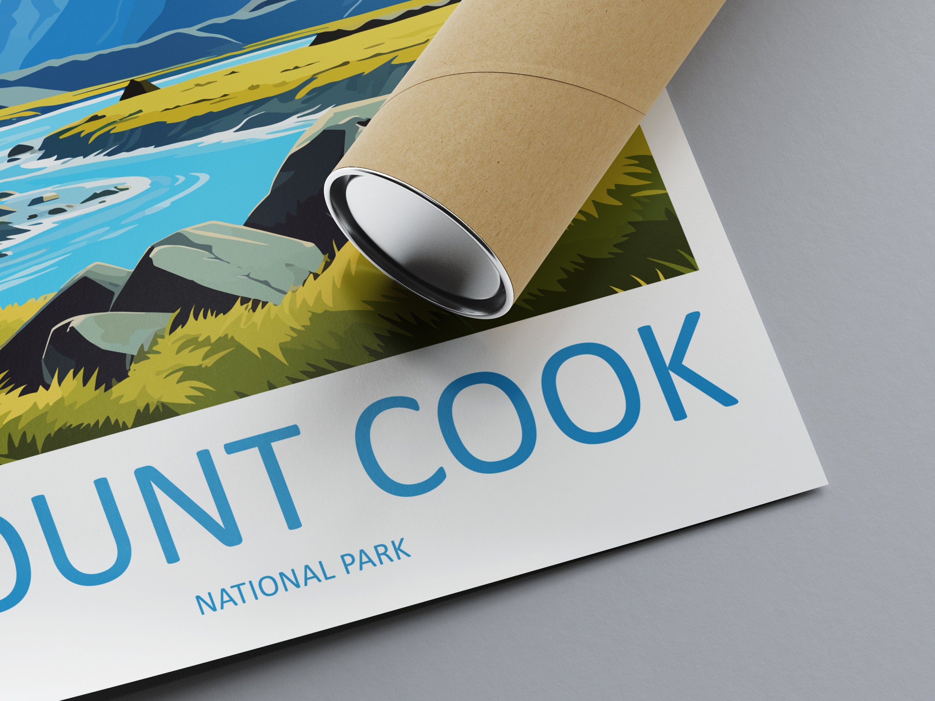 Mount Cook National Park Travel Print