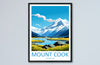 Mount Cook National Park Travel Print