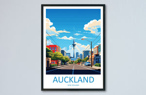 Auckland Travel Print