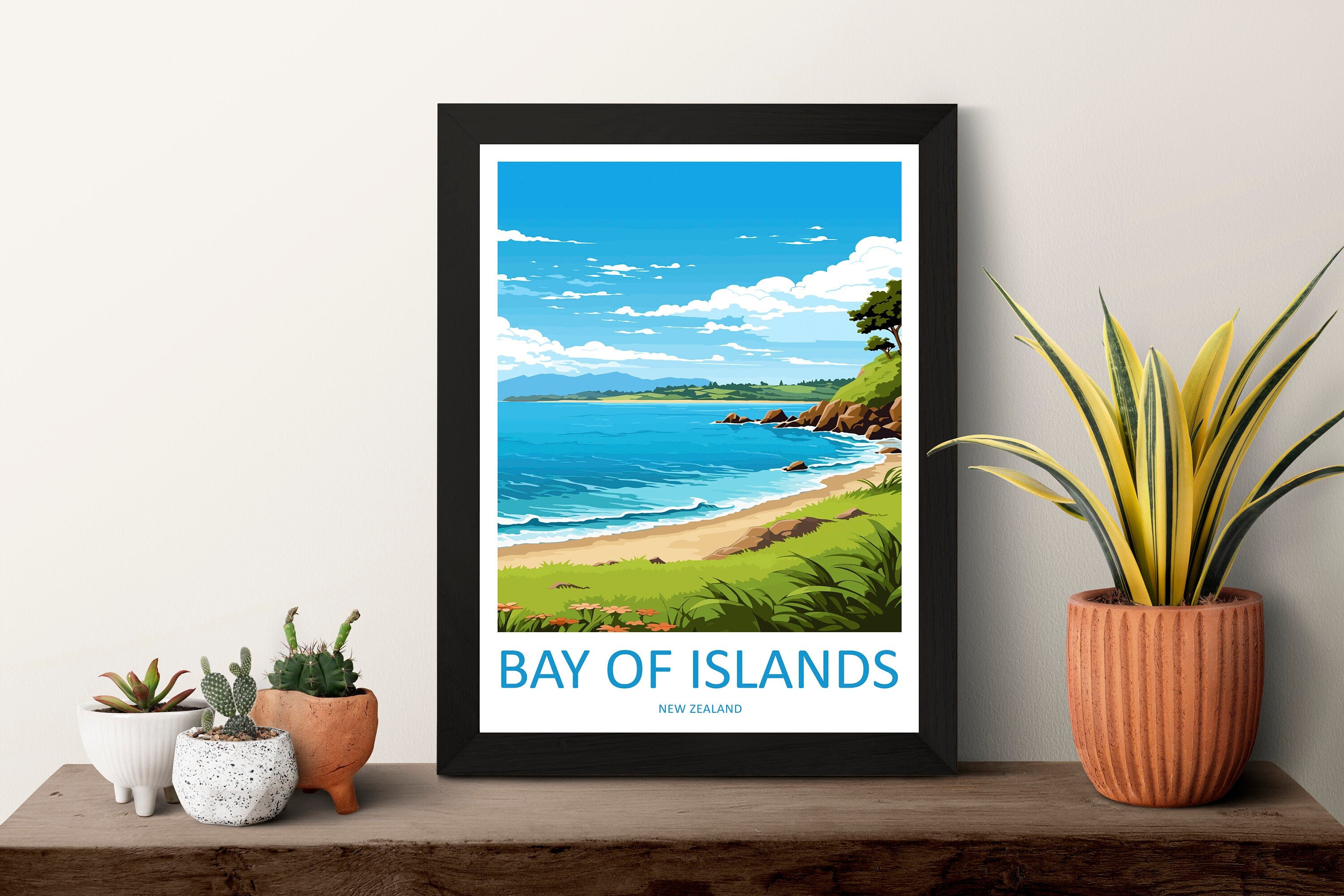 Bay Of Islands Travel Print