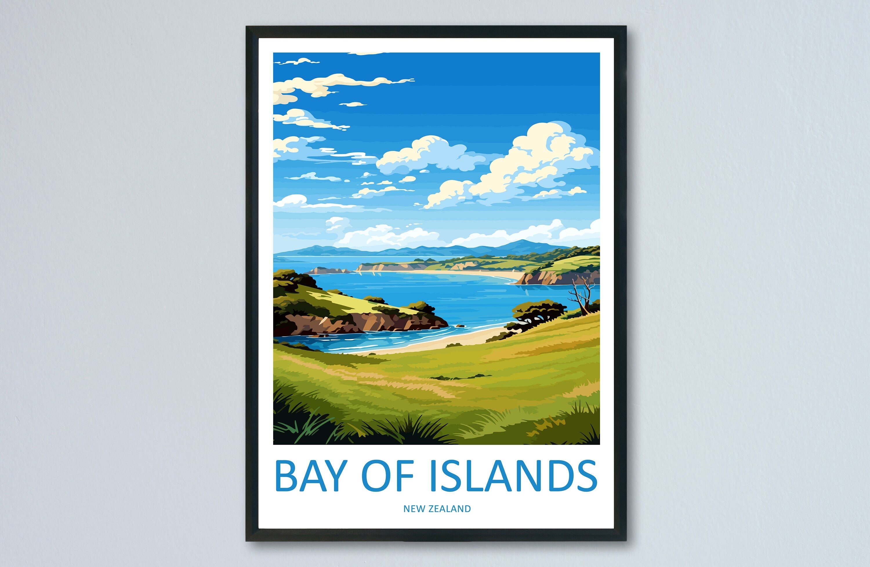 Bay Of Islands Travel Print