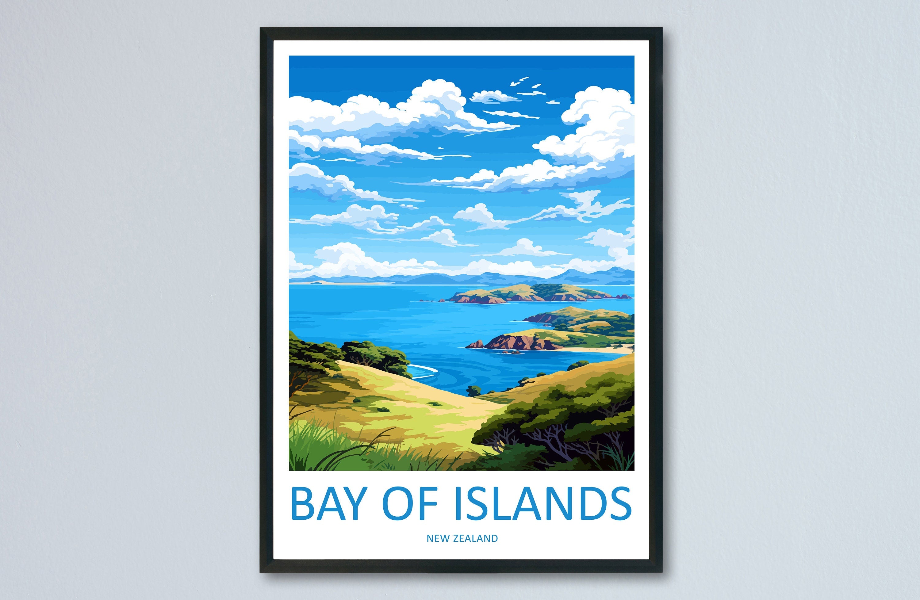 Bay Of Islands Travel Print