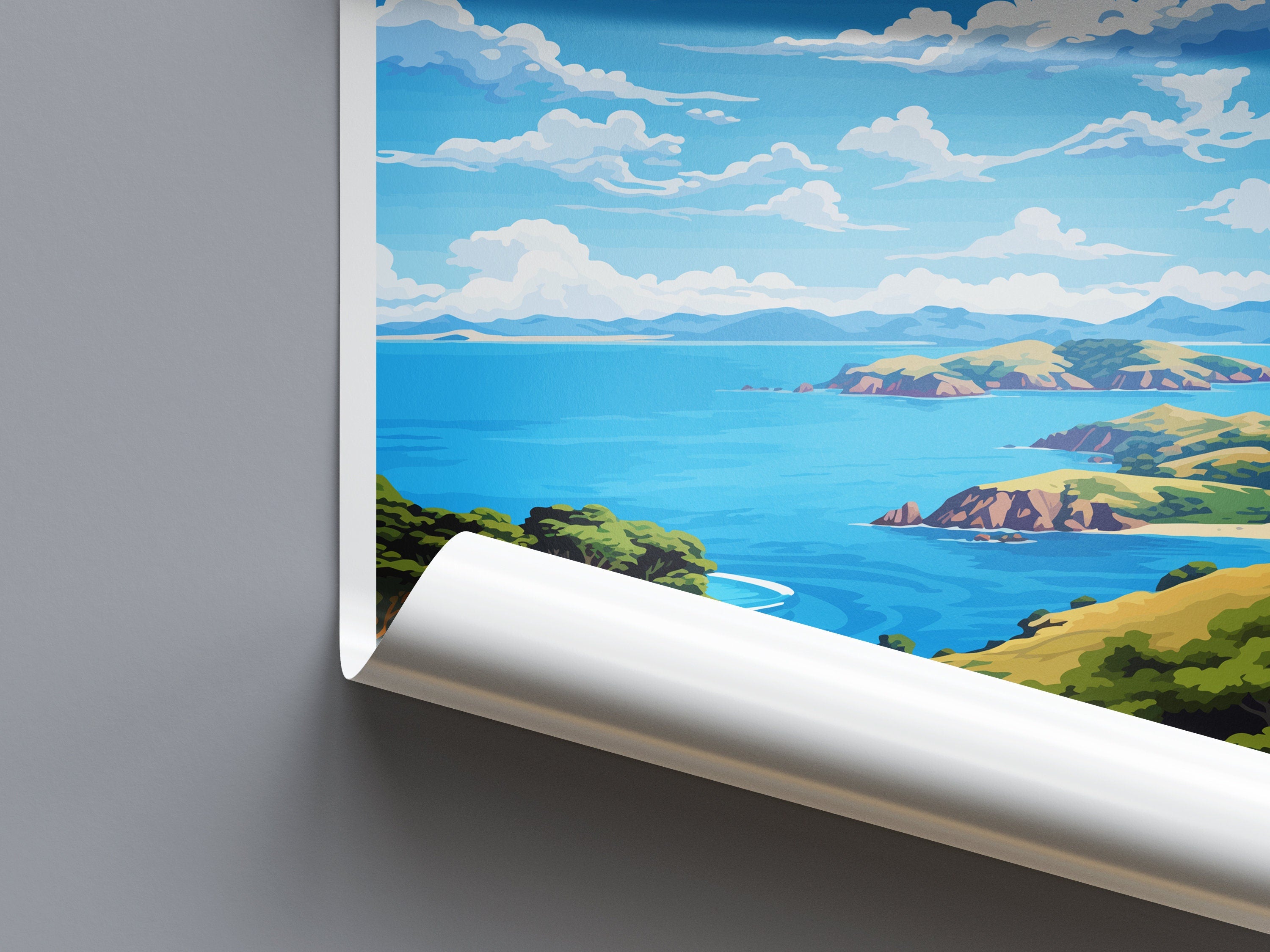 Bay Of Islands Travel Print