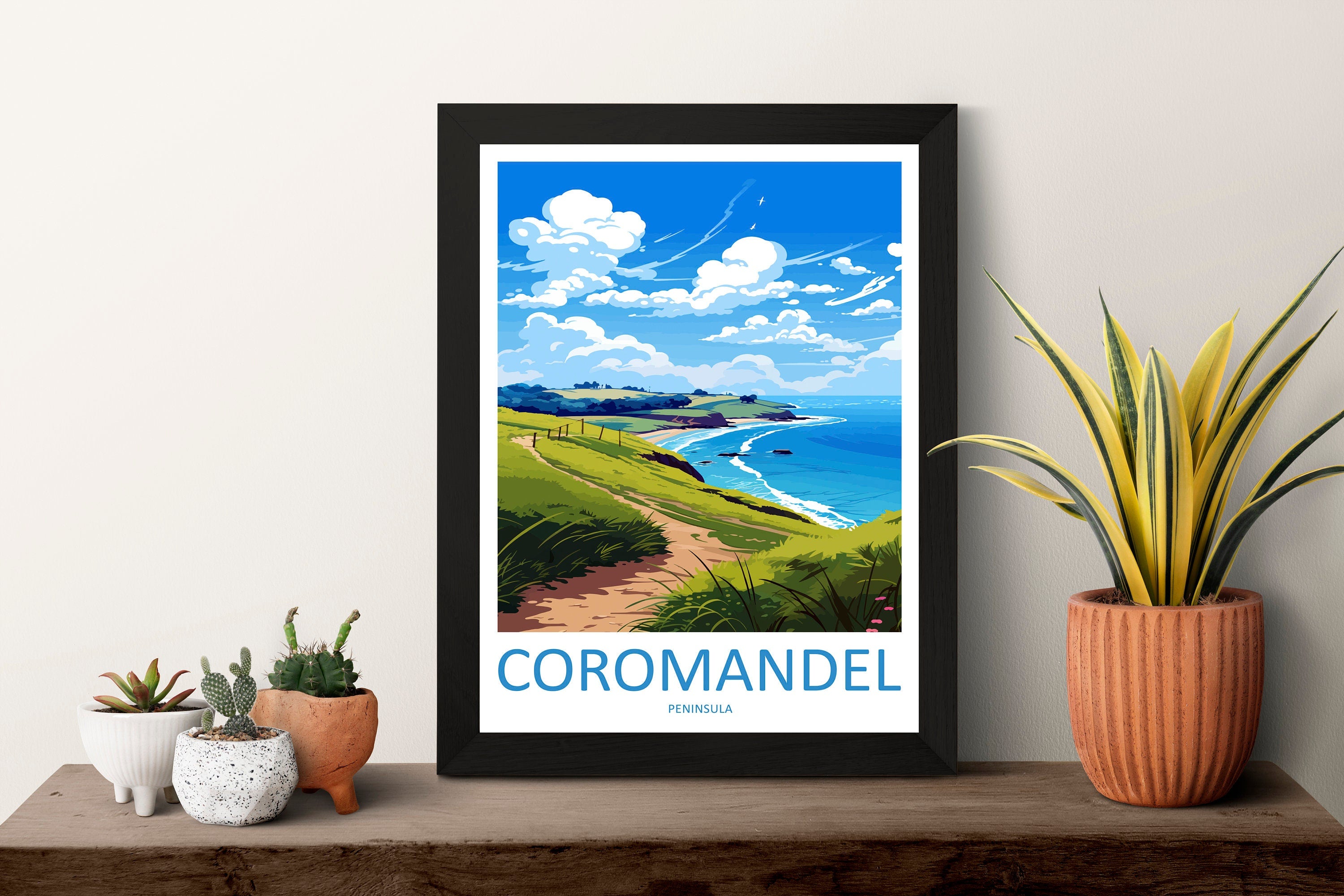 Coromandel Peninsula Travel Print