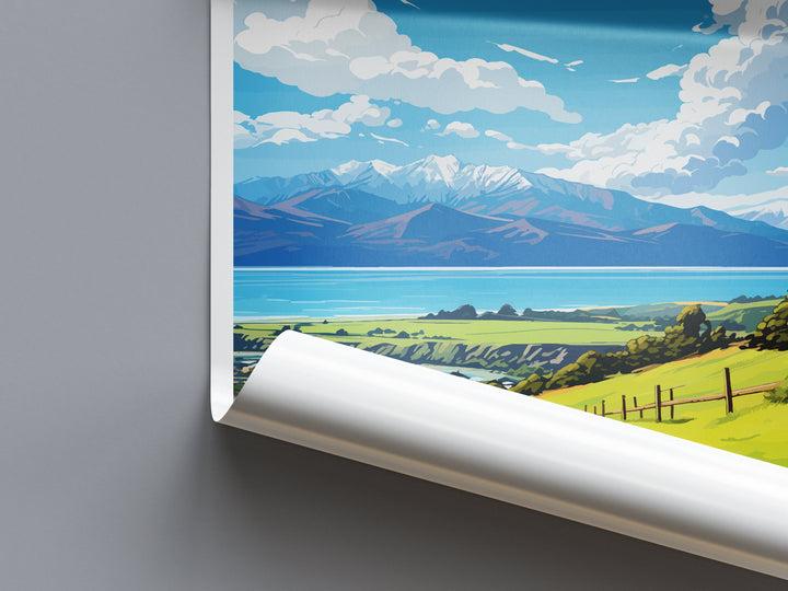 Kaikoura Travel Print Wall Art Kaikoura Wall Hanging Home Décor Kaikoura Gift Art Lovers New Zealand Art Lover Gift Kaikoura NZ Art