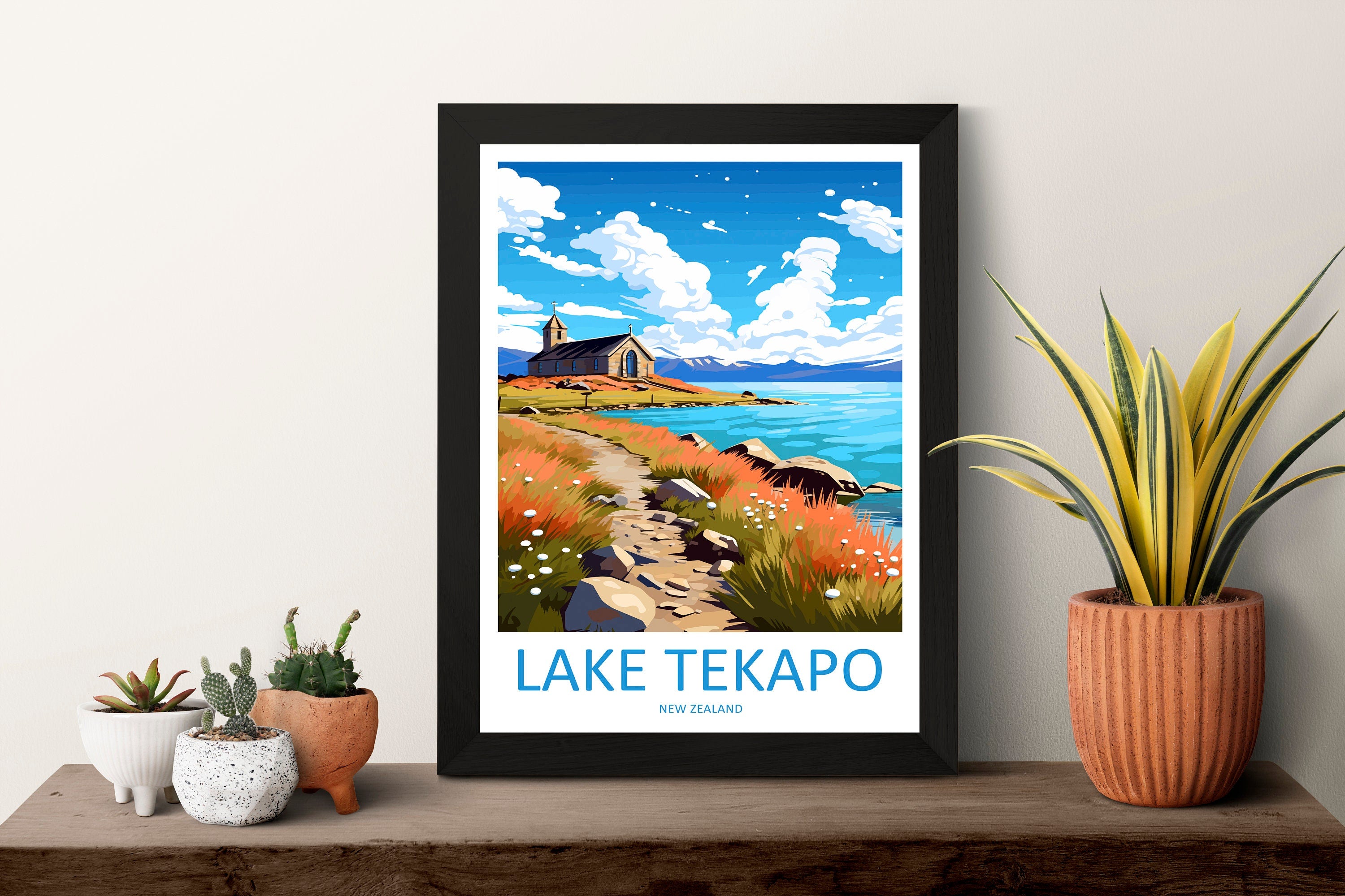 Lake Tekapo Travel Print