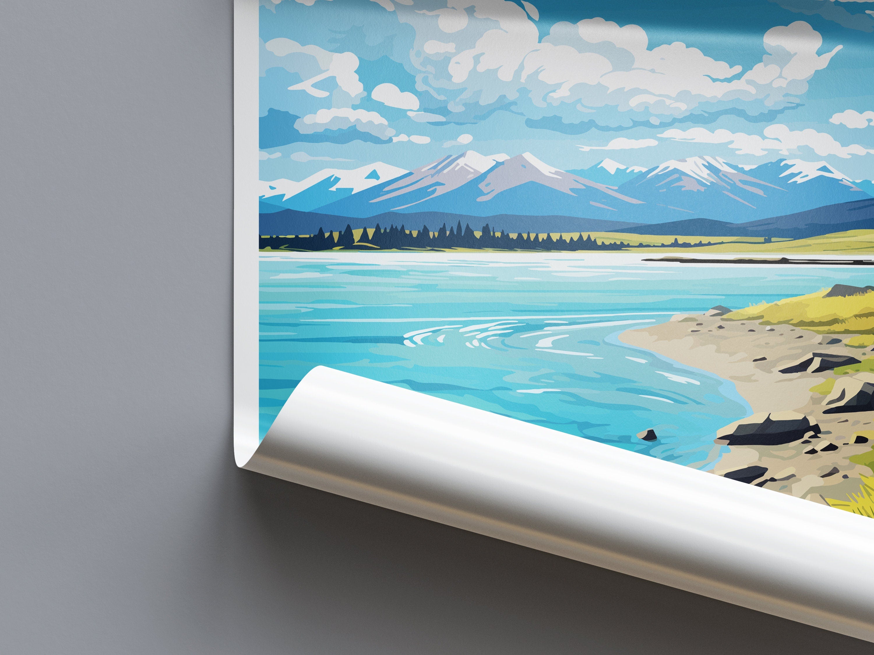 Lake Tekapo Travel Print