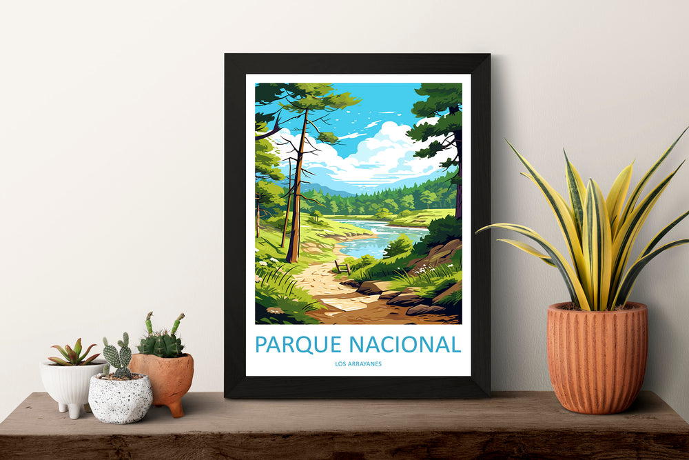 Parque Nacional Los Arrayanes Travel Print Wall Art Parque Nacional Los Arrayanes Wall Hanging Home Decor Gift Art Lovers Wall Art