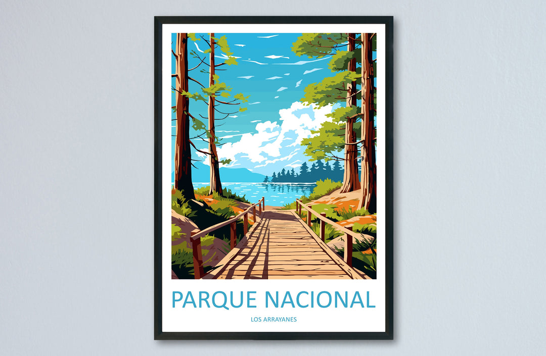 Parque Nacional Los Arrayanes Travel Print Wall Art Parque Nacional Los Arrayanes Wall Hanging Home Decor Gift Art Lovers Wall Art