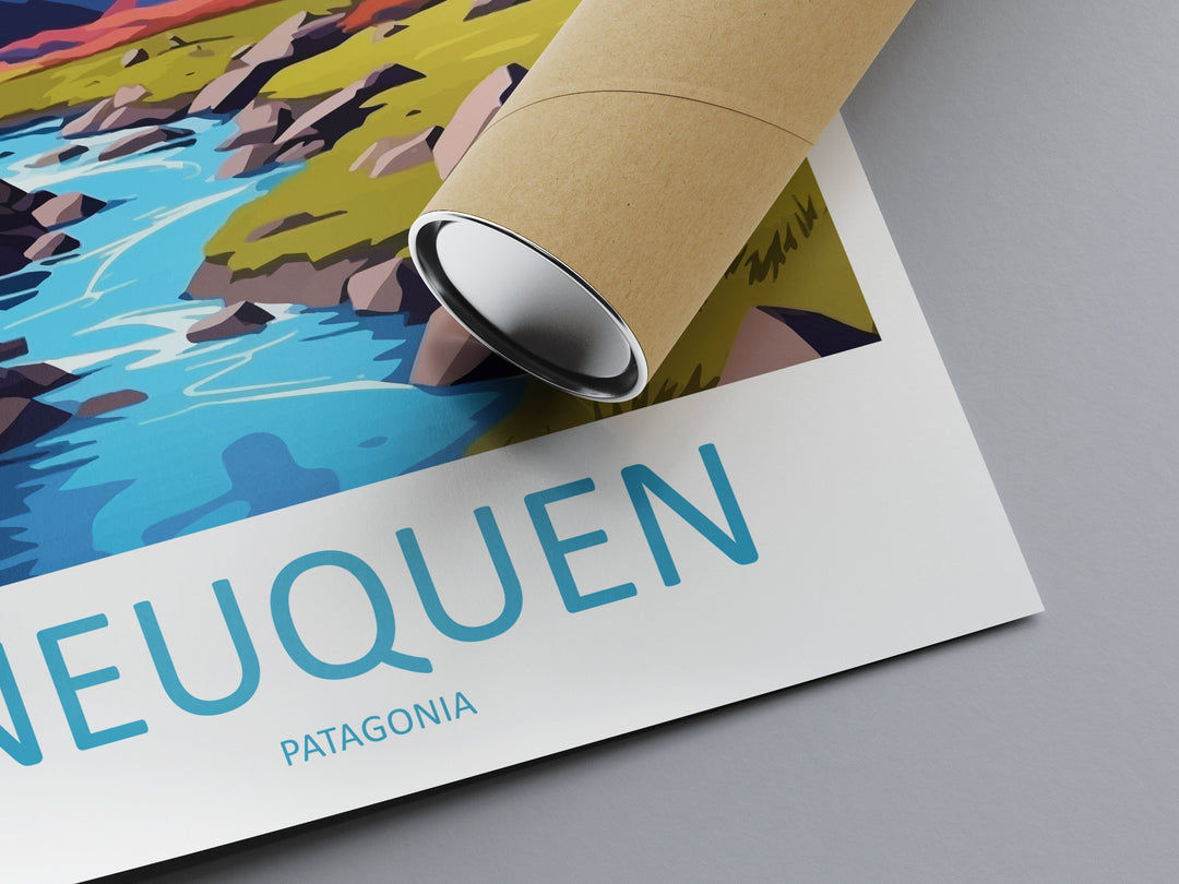 Neuquen Travel Print Wall Art Neuquen Wall Hanging Home Decoration Neuquen Gift Art Lovers Wall Art Print Art Patagonia Wall Print