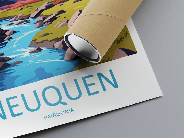 Neuquen Travel Print Wall Art Neuquen Wall Hanging Home Decoration Neuquen Gift Art Lovers Wall Art Print Art Patagonia Wall Print