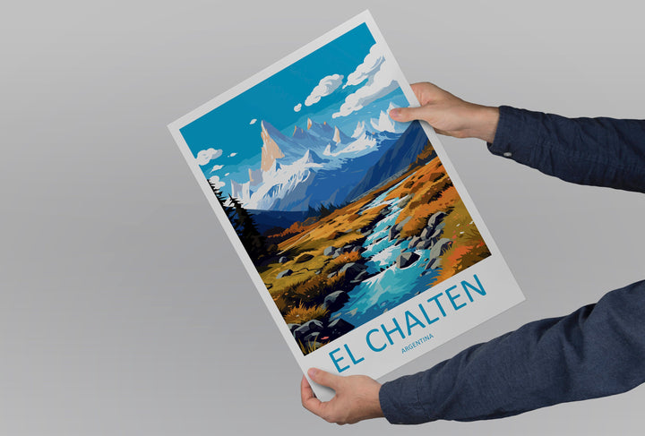 El Chalten Travel Print Wall Art El Chalten Wall Hanging Home Decor El Chalten Gift Art Lovers Wall Art Print Art El Chalten Artwork Print