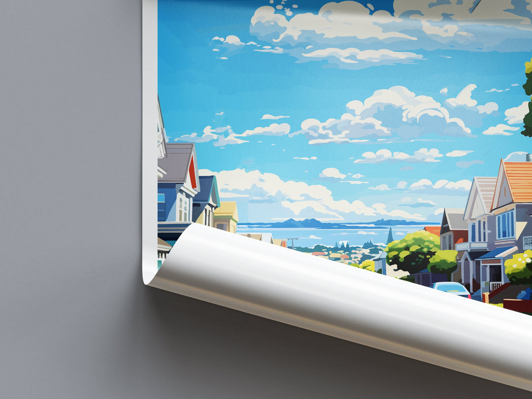 Napier Travel Print Wall Art Napier Wall Hanging Home Décor Napier Gift Art Lovers New Zealand Art Lover Gift Napier New Zealand Poster
