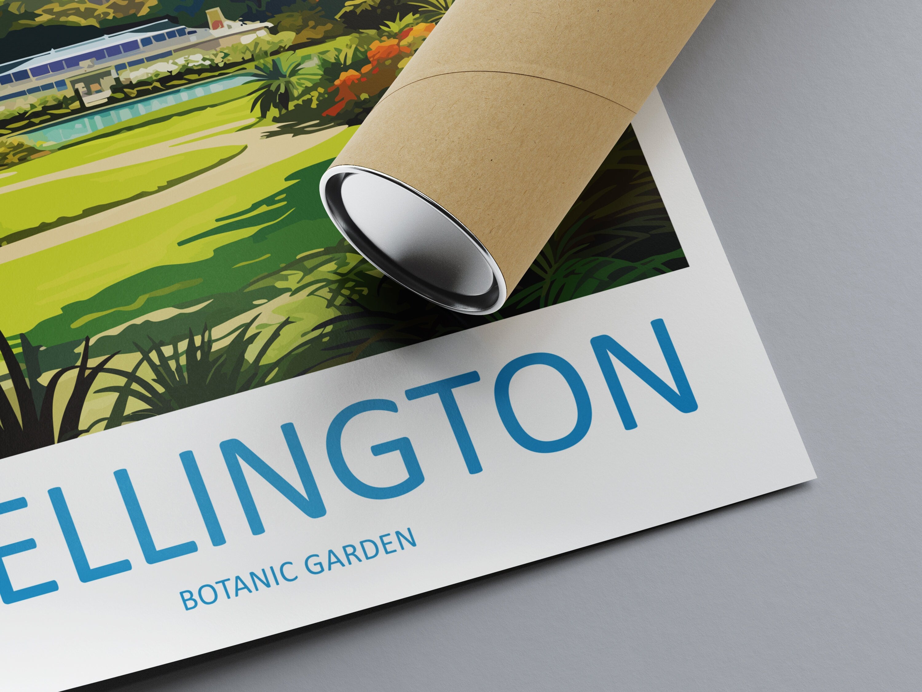 Wellington Botanical Garden Travel Print